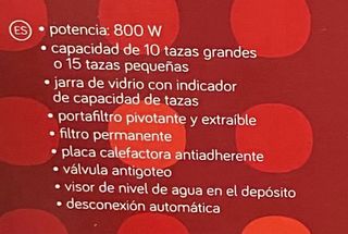 Cafetera Goteo UFESA Negra
