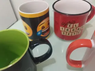 Lote 4 Tazas Cerámica