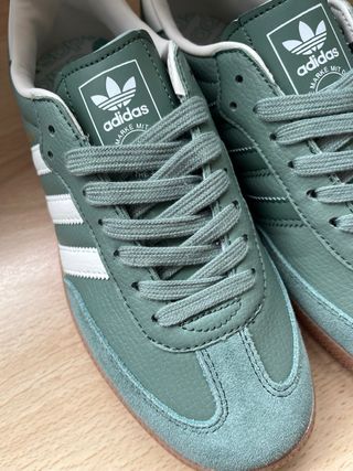 Zapatillas Adidas Samba Verdes Talla 37 nuevas
