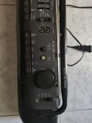 Ràdio Cassette doble pletina Sanyo