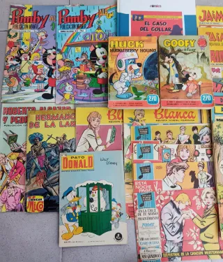 Lote tebeos, almanaques Pumby, Jaimitos y otros