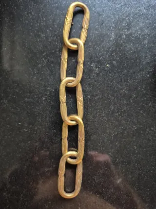 Cadena eslabones para lámpara antigua