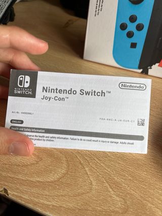 Mandos Nintendo Switch Joy-Con Azul y Rojo