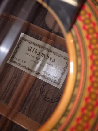 Alhambra 7P Classic Guitarra Clásica Madera