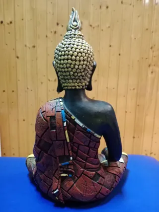 Figura Buda Decorativa Sentado