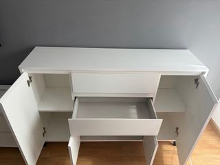 Mueble TV blanco diseño moderno