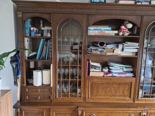 Mueble Salón Madera Maciza 3m - Boiserie Clásica