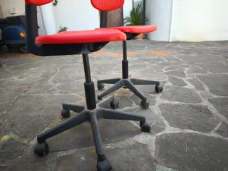 Juego 2 Sillas Escritorio Regulables Ruedas