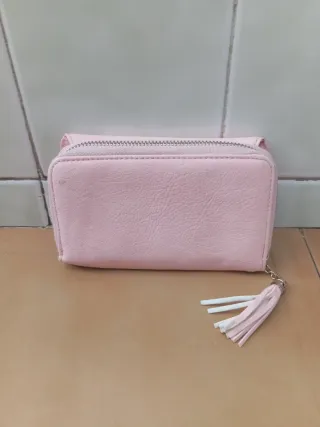 Cartera Michael Kors Rosa y Dorada