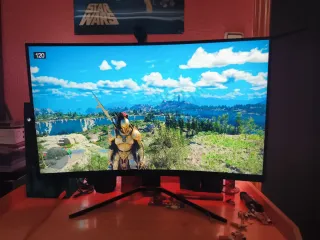 Monitor MSI  MAG322CR , Curvo Negro