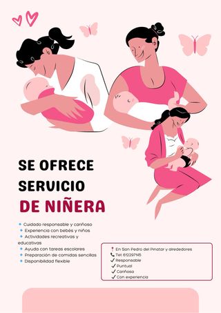 Servicio de niñera  En San Pedro del pinatar