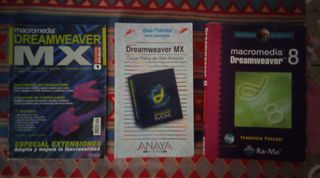 Lote de libros de programación web antiguos