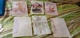 Lote de tarjetas postales y felicitaciones