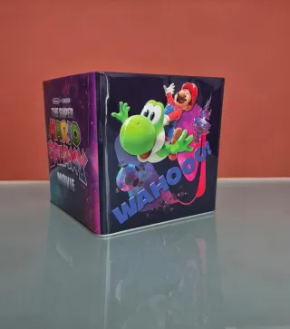 Cubo palomitas The Super Mario Galaxy (cuadrado)