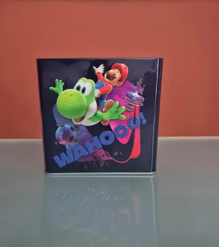 Cubo palomitas The Super Mario Galaxy (cuadrado)