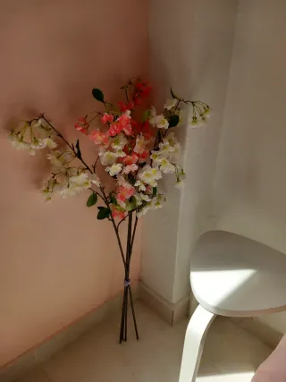 Flores artificiales decorativas