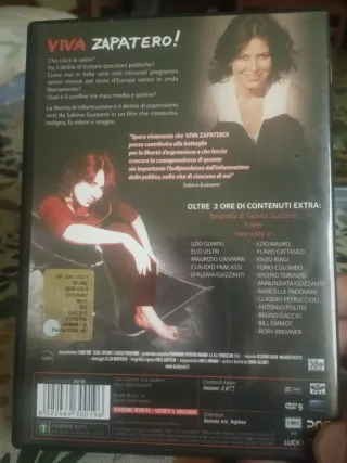 DVD Viva Zapatero! di Sabina Guzzanti