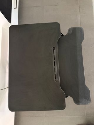 Mesa elevable escritorio negra