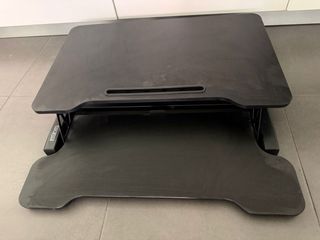 Mesa elevable escritorio negra