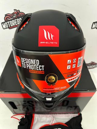 Casco T-XL MT Integral Revenge 2 Negro Mate nuevo