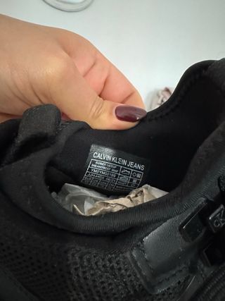 Zapatillas Runner Calvin Klein Negras Talla 40