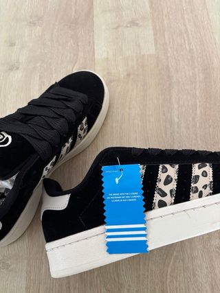 Adidas Campus Black Leopard