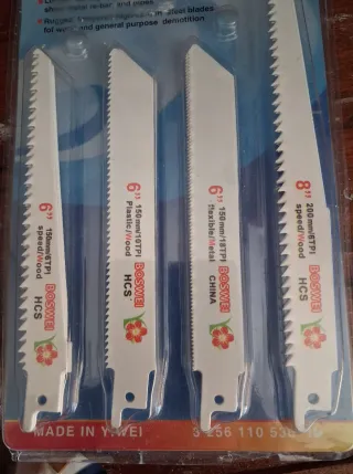 10 Hojas Sierra Recíproca BOSWEI