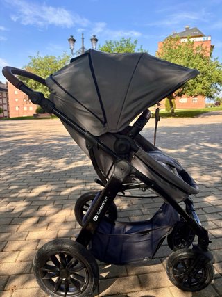 Cochecito Kinderkraft MOOV2+silla coche+accesorios