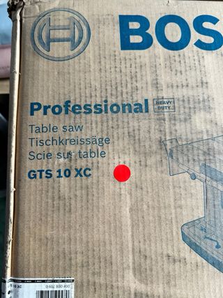 Sierra de mesa Bosch GTS 10 XC - F1