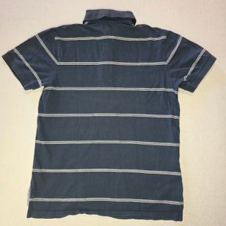Polo Tommy Hilfiger Rayas Azul Gris Talla XS