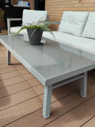Conjunto Muebles Exterior de aluminio