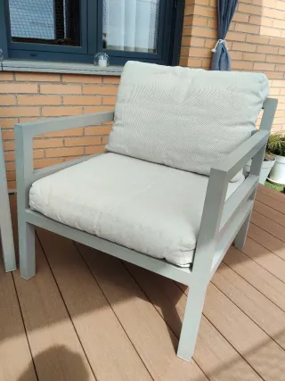 Conjunto Muebles Exterior de aluminio