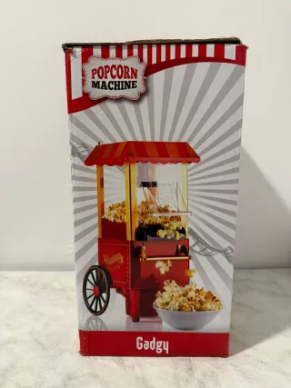 Máquina de palomitas estilo retro