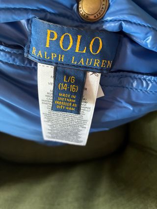 Chaleco reversible Polo Ralph Lauren Talla 14/16