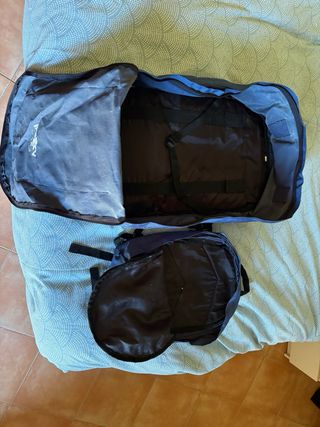 Mochila Inesca Ranger II 60L Azul. Pack de 2ud.