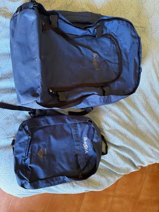 Mochila Inesca Ranger II 60L Azul. Pack de 2ud.