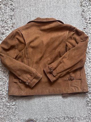 Giacca Polo Ralph Lauren scamosciata marrone