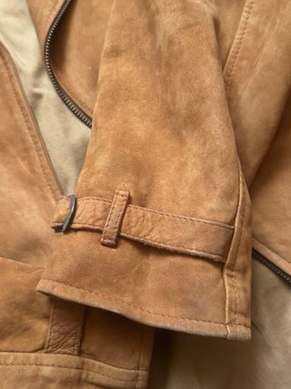 Giacca Polo Ralph Lauren scamosciata marrone