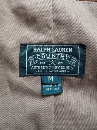 Giacca Polo Ralph Lauren scamosciata marrone
