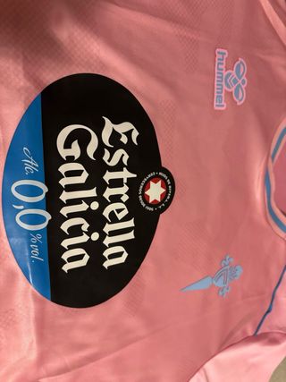 Camiseta Celta 25/26 Hummel Rosa y Azul