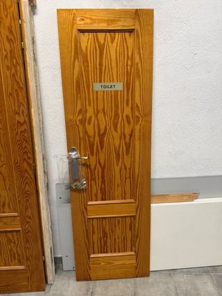 Puerta madera maciza 62,5cm