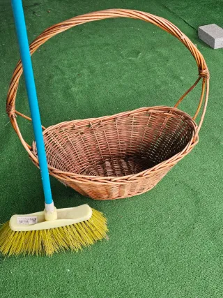 Cesta Mimbre Grande Asa