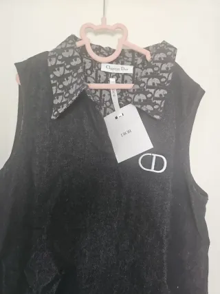 Vestido Dior Negro Talla M o puede ser l
