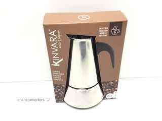 cafetera italiana arteregal cafetera induccion 6 tazas acero
