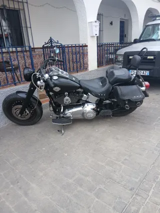 Harley-Davidson Fat Boy Negra