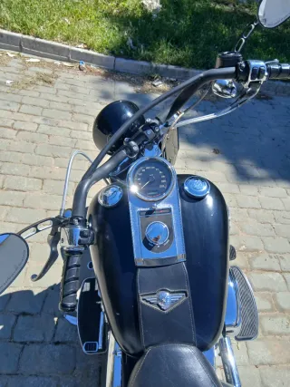 Harley-Davidson Fat Boy Negra
