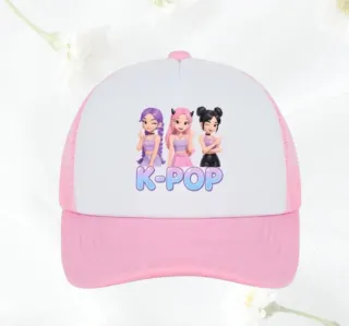 Gorra K-Pop con diseño de chicas