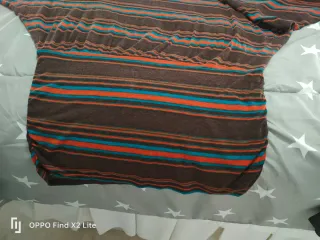 Jersey largo rayas marron y naranja Talla L