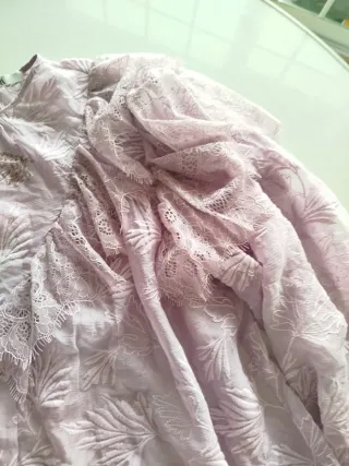 Blusa Zara Morada Talla Única