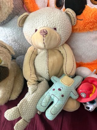 Lote 7 peluches variados
